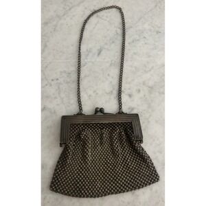 German Silver Mesh Purse Satchel